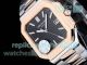 HBF Factory Copy Patek Philippe Cubitus Swiss 9015 Half Rose Gold Black Face Watch 45mm (3)_th.jpg